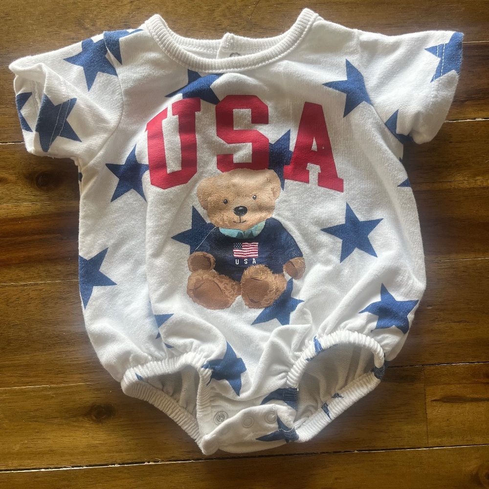 Ralph Lauren like newborn onesie